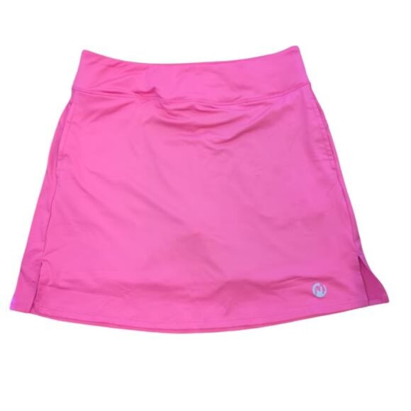 NEW M MOTEEPI Womans Golf Skirt Knee Length Skorts with Pockets Rose XL - Picture 2 of 9
